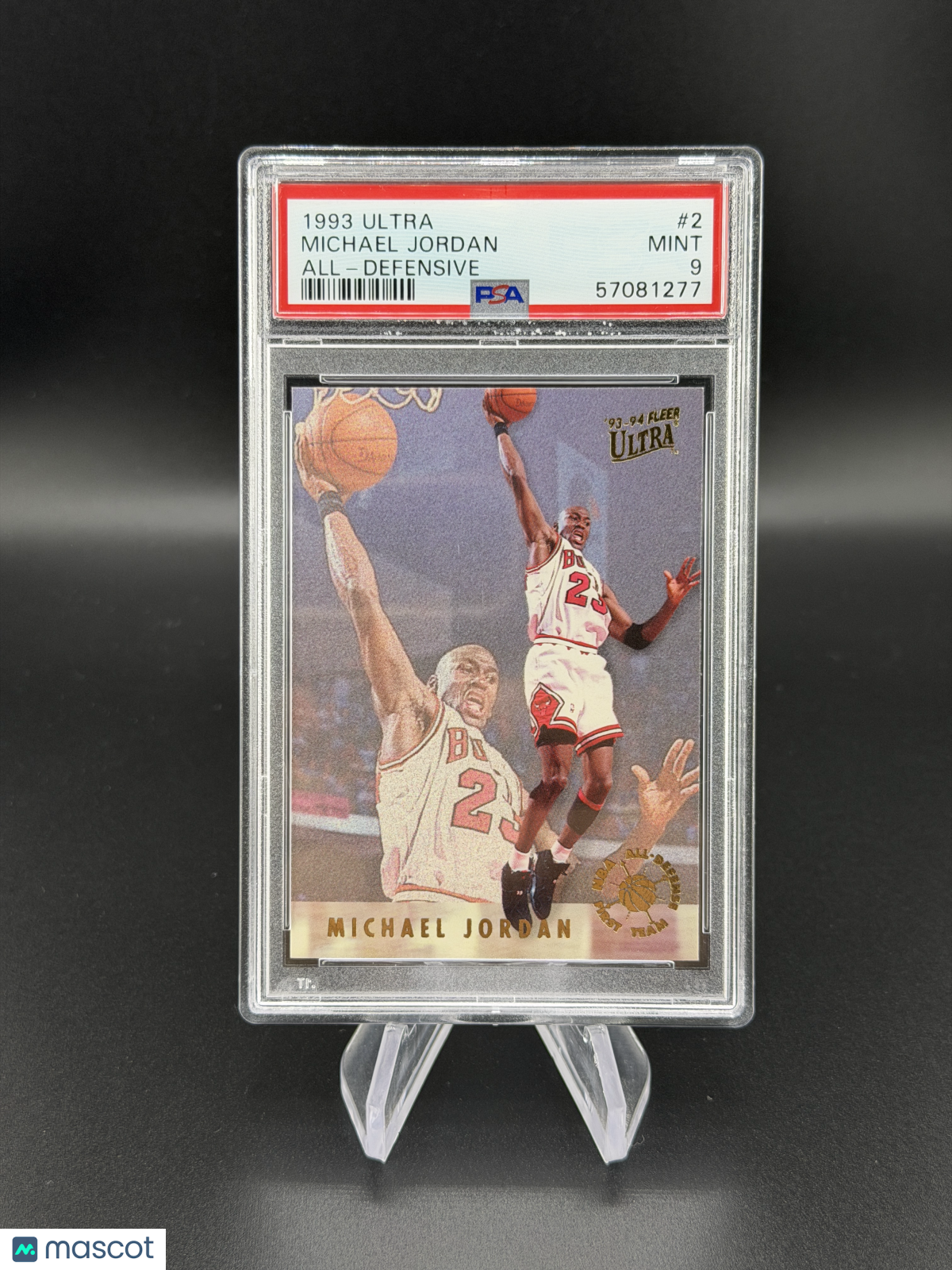 Michael Jordan 1993-94 Ultra All-Defensive PSA 9 Mint