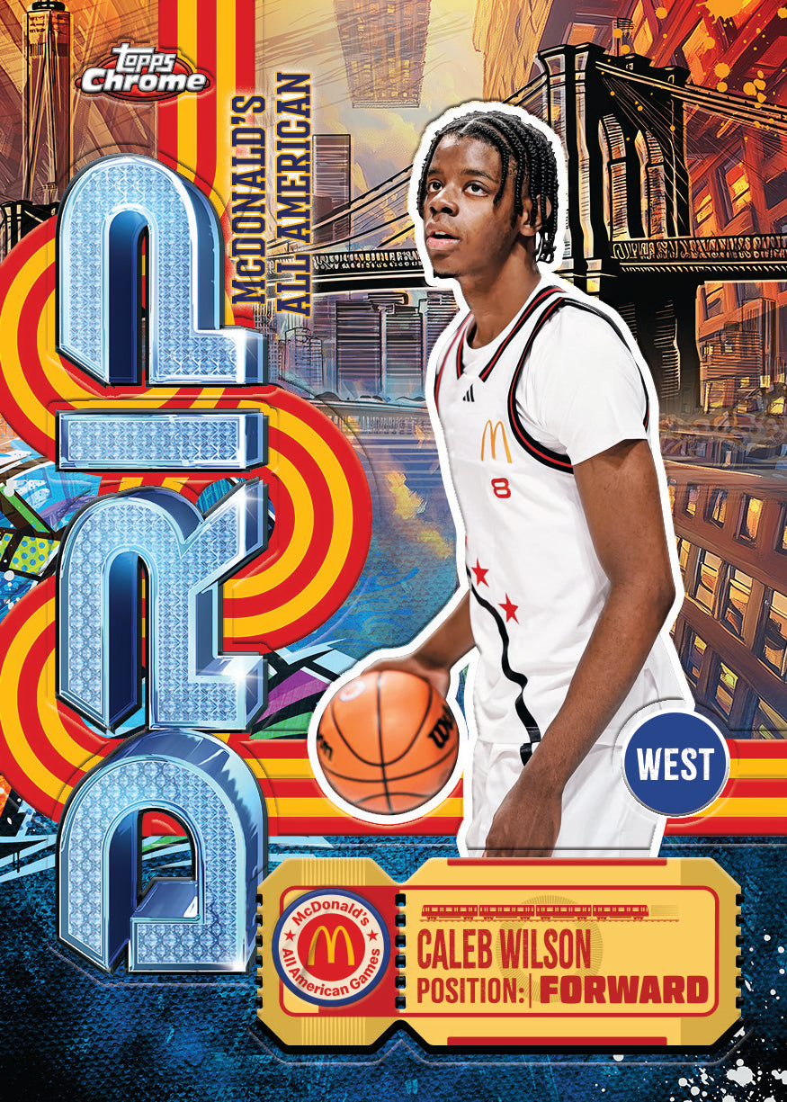2025 Topps Chrome McDonald's All American Basketball Mega Box