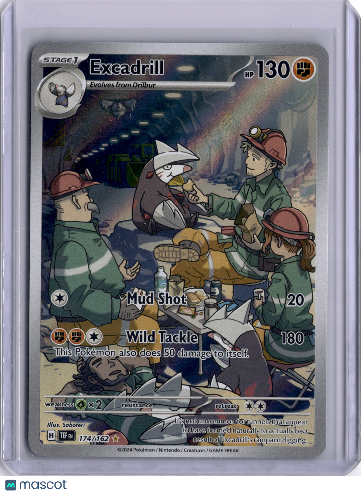 Excadrill 2024 Pokemon Temporal Forces 174/162 TCG