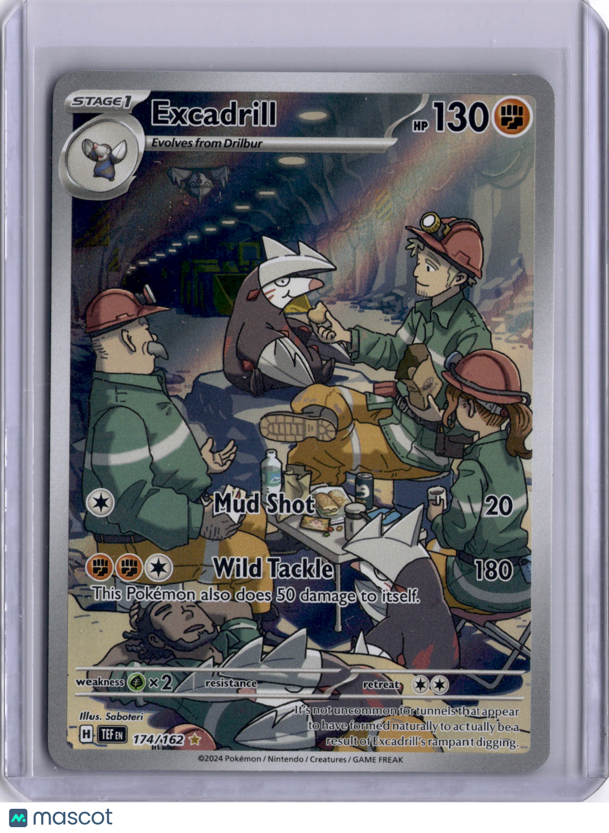 Excadrill 2024 Pokemon Temporal Forces 174/162 TCG