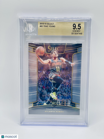 Trae Young RC 2018-19 Select BGS 9.5 Rookie Hawks