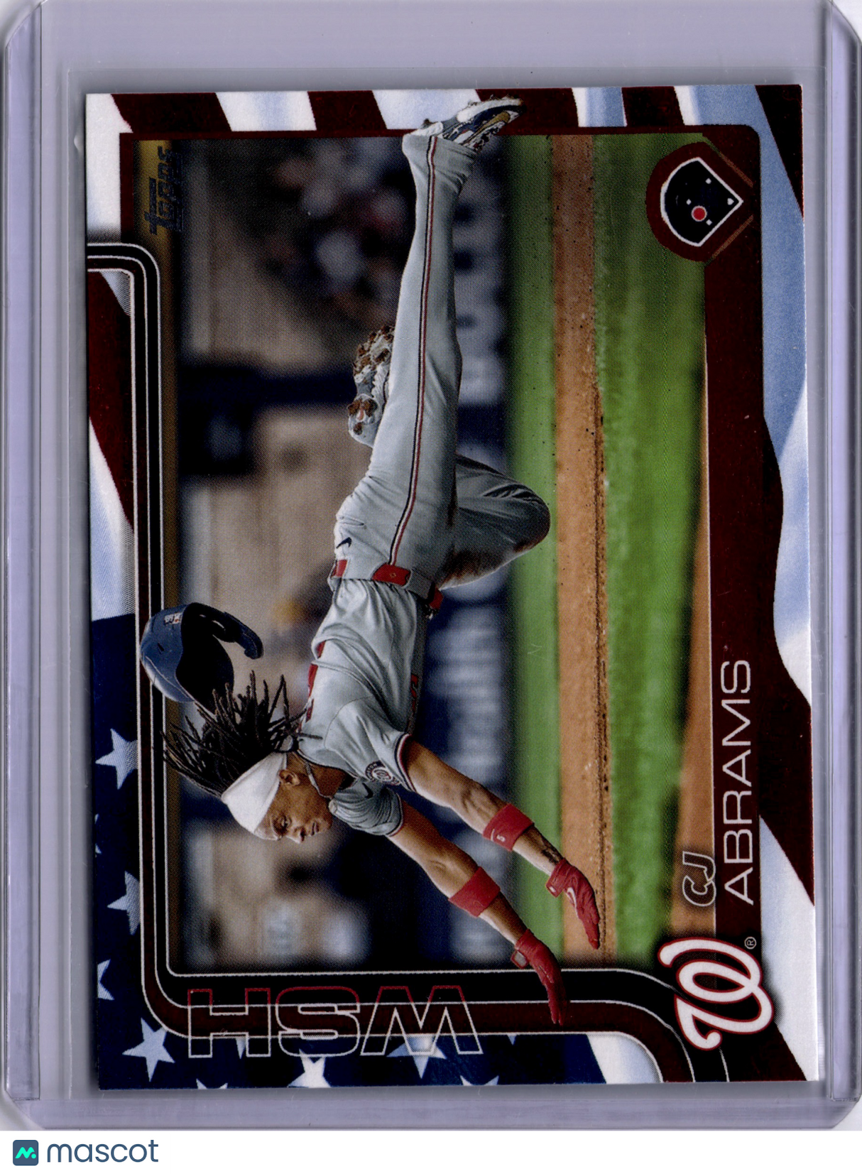 CJ Abrams 2025 Topps Series One Independence Day /76