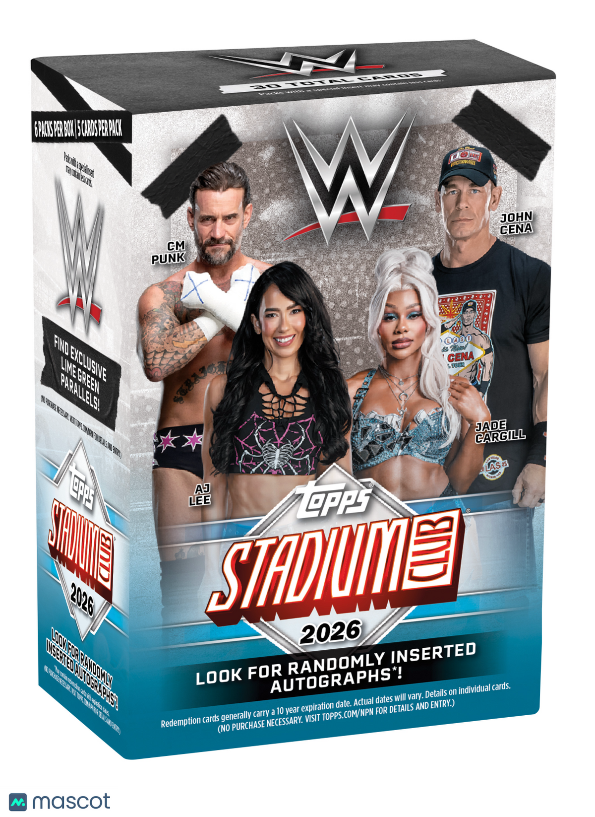 2026 Topps Stadium Club WWE Blaster Value Box