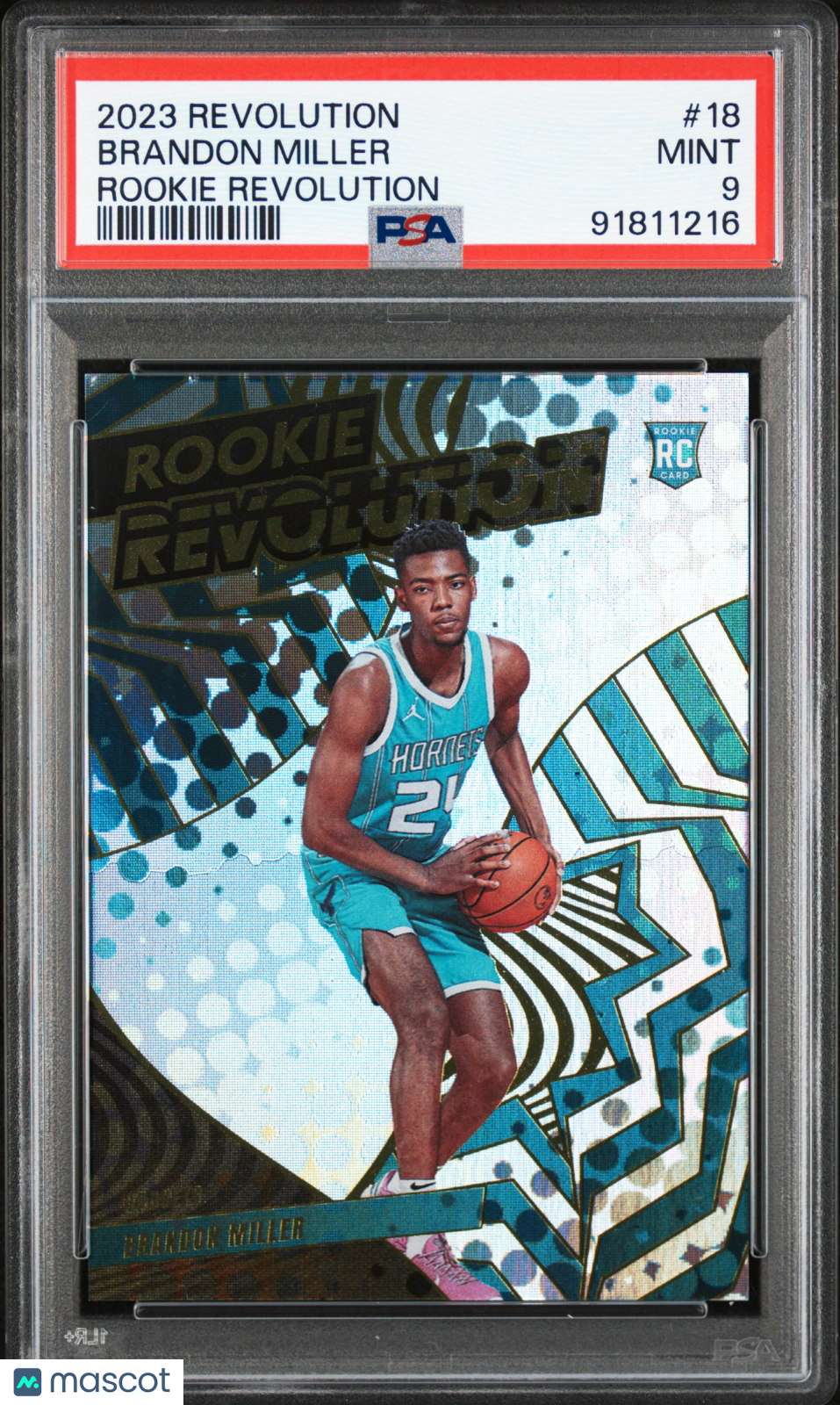Brandon Miller 2023 Panini Revolution Rookie Revolution PSA 9