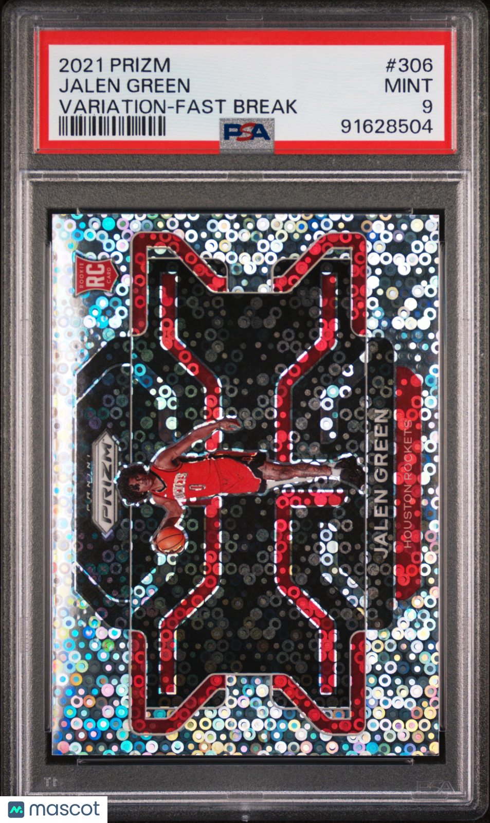 Jalen Green 2021 Panini Prizm PSA 9 Variation Fast Break Rookie RC Rockets
