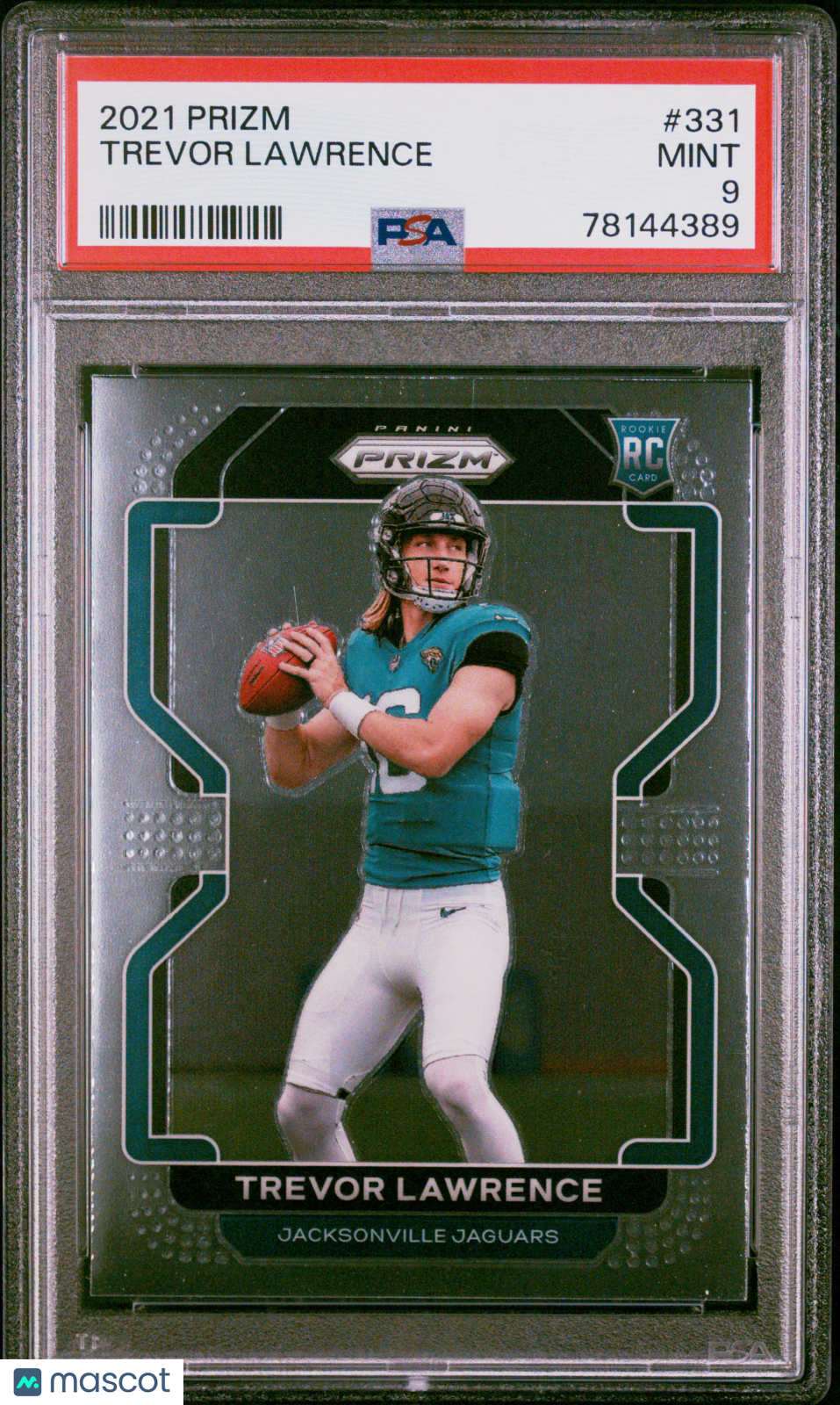 Trevor Lawrence 2021 Panini Prizm Rookie RC PSA 9 Jacksonville Jaguars