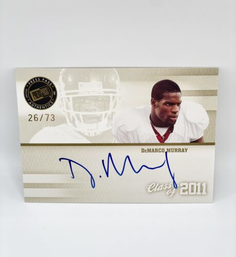 Demarco Murray 2011 Press Pass Class Of 2011 Rookie Rc Autograph /73