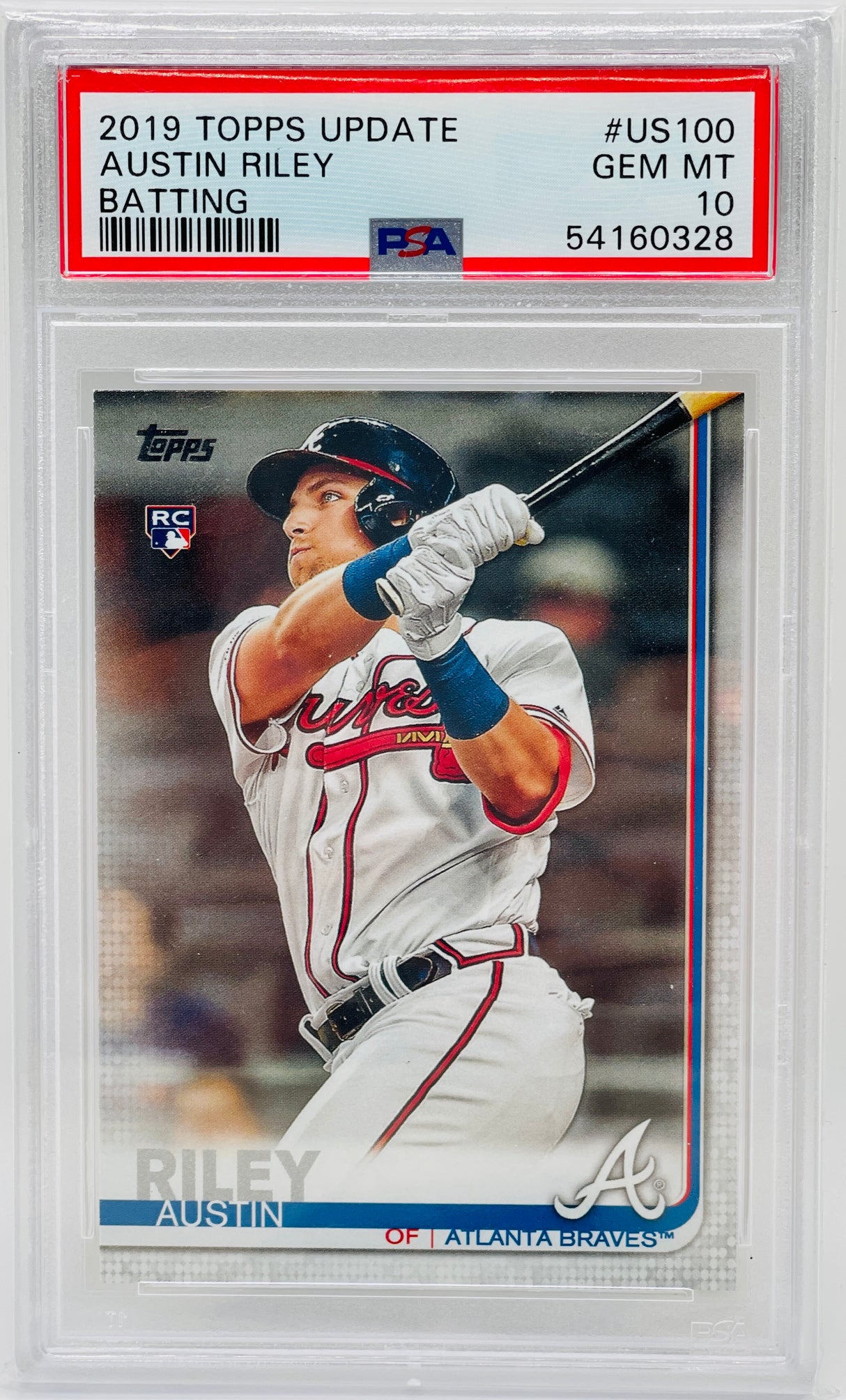 Austin Riley 2019 Topps Update #us100 Batting Psa 10