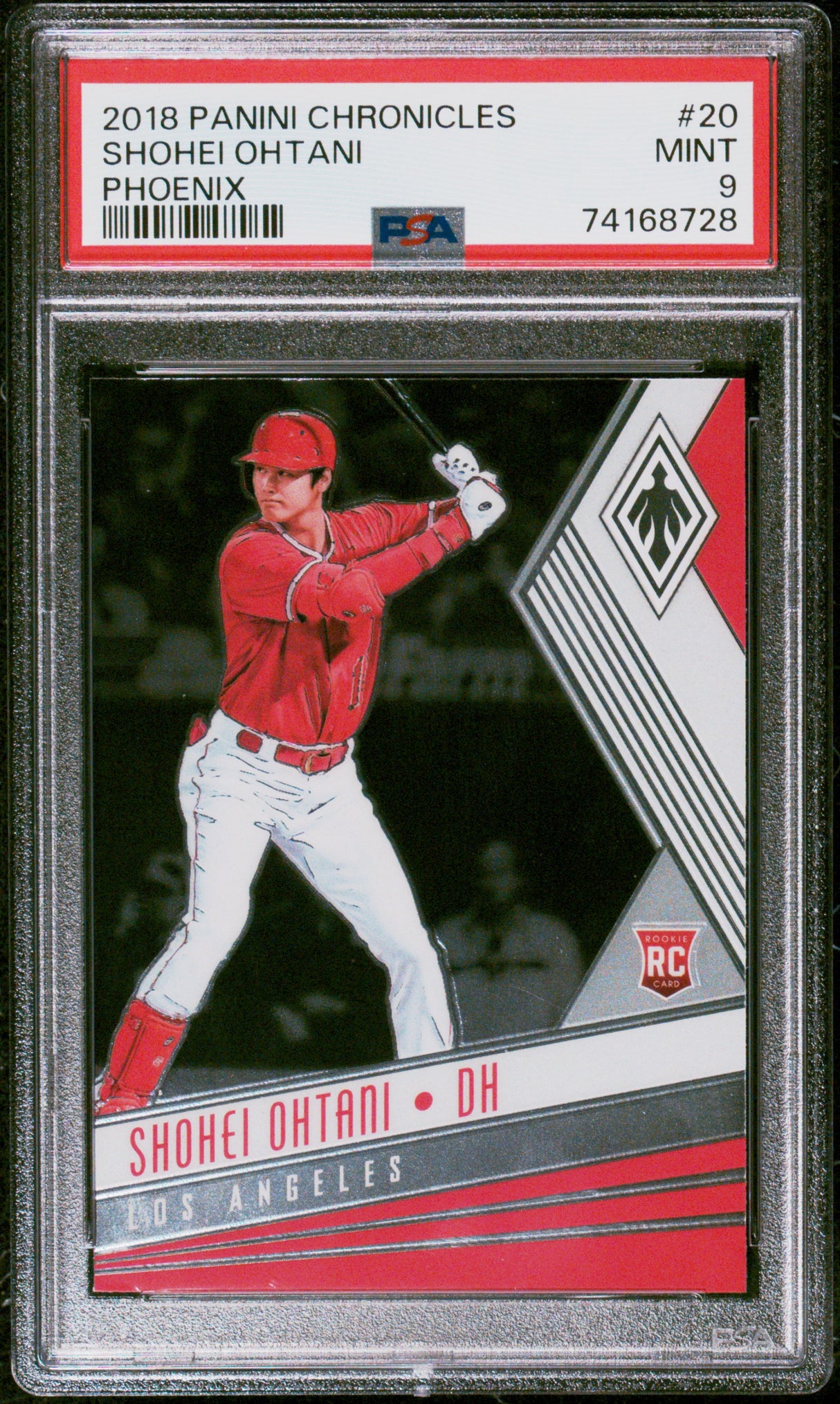 Shohei Ohtani 2018 Panini Chronicles Phoenix #20 Phoenix Psa 9