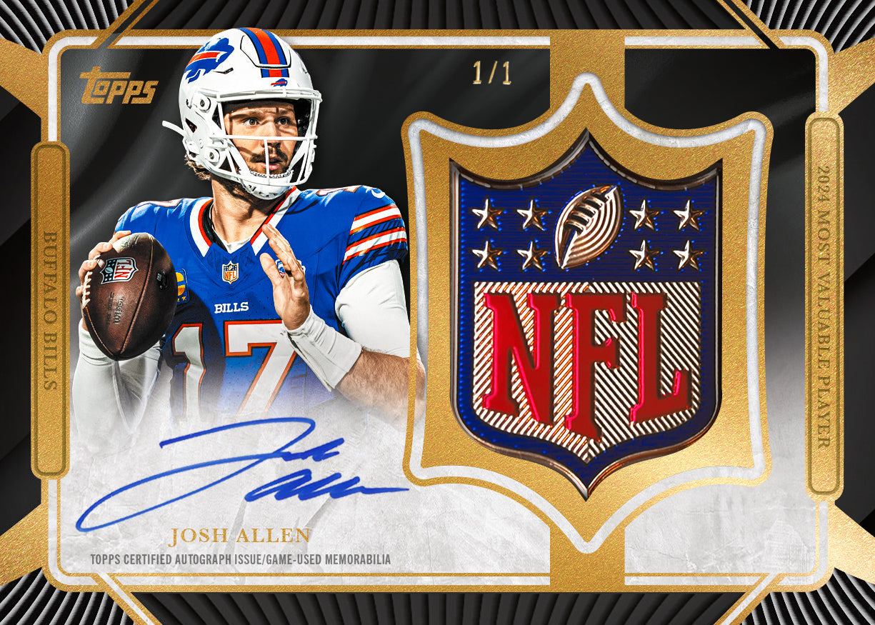 Josh Allen Gold Shield 1 of 1