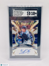 Trent Grisham Rookie Auto 2020 Select Sparks  Auto /99 Prizm SGC 10