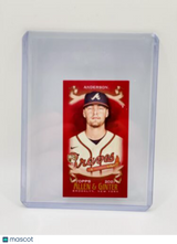 Ian Anderson 2022 Allen & Ginter Mini Red /5 RC Rookie Braves