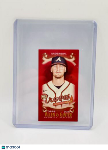 Ian Anderson 2022 Allen & Ginter Mini Red /5 RC Rookie Braves