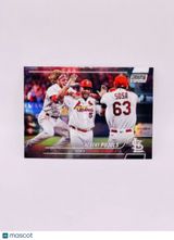 Albert Pujols 2022 Topps Stadium Club Chrome Pearl White Parallel /30