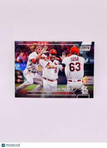 Albert Pujols 2022 Topps Stadium Club Chrome Pearl White Parallel /30