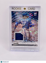 VLADIMIR GUERRERO JR /25 ROOKIE JERSEY PATCH ICE SILVER PRIZMS RC SP 2019 PANINI