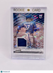 VLADIMIR GUERRERO JR /25 ROOKIE JERSEY PATCH ICE SILVER PRIZMS RC SP 2019 PANINI