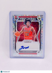 Ayo Dosunmu 2021-22 Optic Fast Break Signatures Silver Disco Prizm Auto Bulls