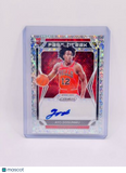 Ayo Dosunmu 2021-22 Optic Fast Break Signatures Silver Disco Prizm Auto Bulls