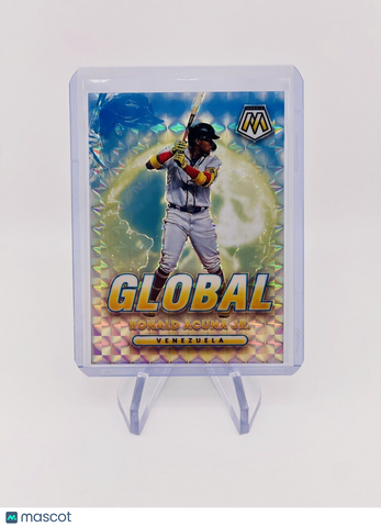 Ronald Acuna Jr 2022 Mosaic Global Insert Case Hit Braves SP