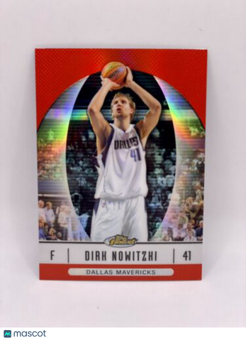 Dirk Nowitzki 2006-07 Topps Finest REFRACTOR #12 - DALLAS MAVERICKS HOF