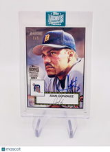 Juan Gonzalez 2022 Topps Archives Signature Series Auto 1/1 Tigers