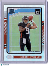 Michael Penix Jr. 2024 Panini Donruss Optic Holo Rated Rookie RC Falcons
