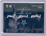 Raghib Rocket Ismail 2019 Panini Luminance Illuminate Gold /25 Auto Cowboys