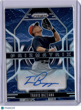 Travis Bazzana 2025 Panini Prizm Prizmatrix Auto Cleveland Gardians