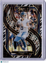 Will Levis 2025 Panini Select Zebra Prizm SP
