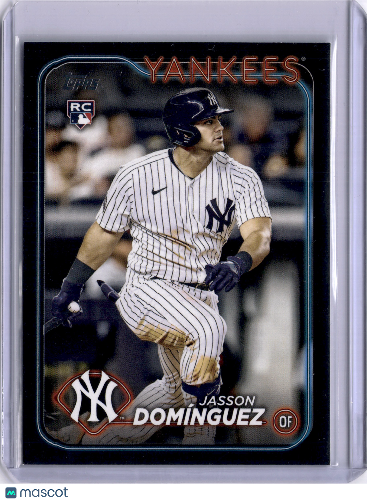 Jasson Dominguez 2024 Topps Black Parallel /72 Rookie RC Baseball
