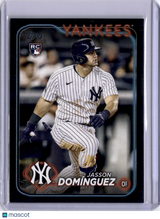 Jasson Dominguez 2024 Topps Black Parallel /72 Rookie RC Baseball