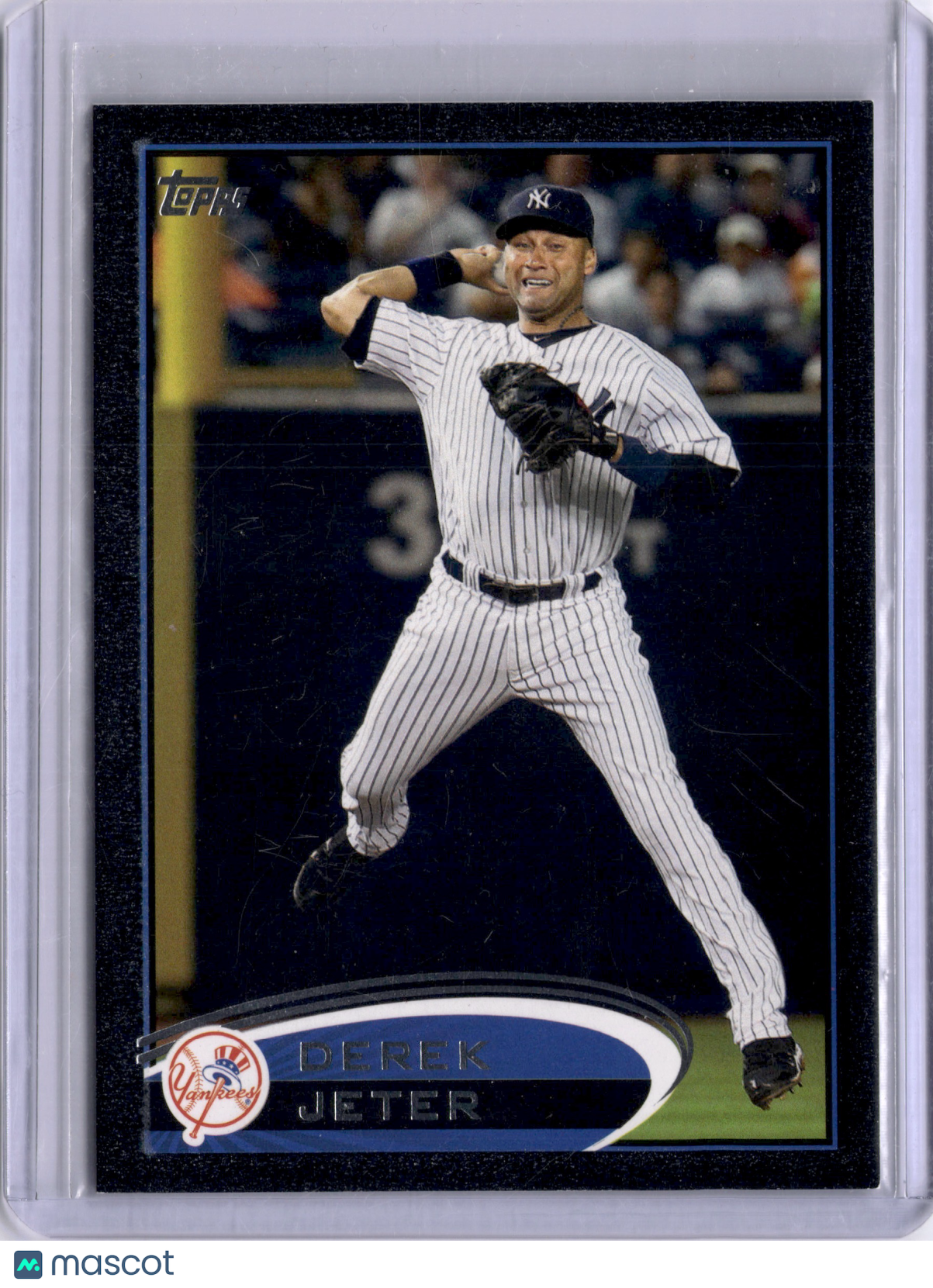 Derek Jeter 2012 Topps Black /61 Yankees HOF