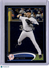 Derek Jeter 2012 Topps Black /61 Yankees HOF