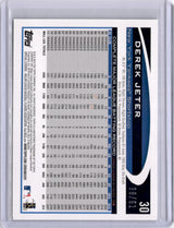 Derek Jeter 2012 Topps Black /61 Yankees HOF