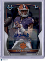 Cade Klubnik 2022 Bowman Chrome University 1st Auto Clemson Tigers