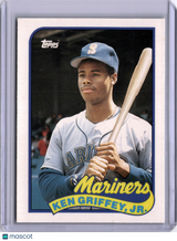 Ken Griffey Jr 1989 Topps Traded Rookie RC Mariners HOF