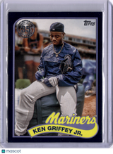 Ken Griffey Jr 2024 Topps Update 1989 Black Border Parallel /299 Mariners