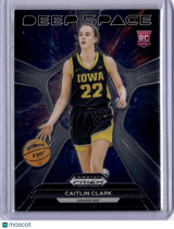 Caitlin Clark 2024 Panini Prizm Draft Picks Deep Space Rookie RC Hawkeyes