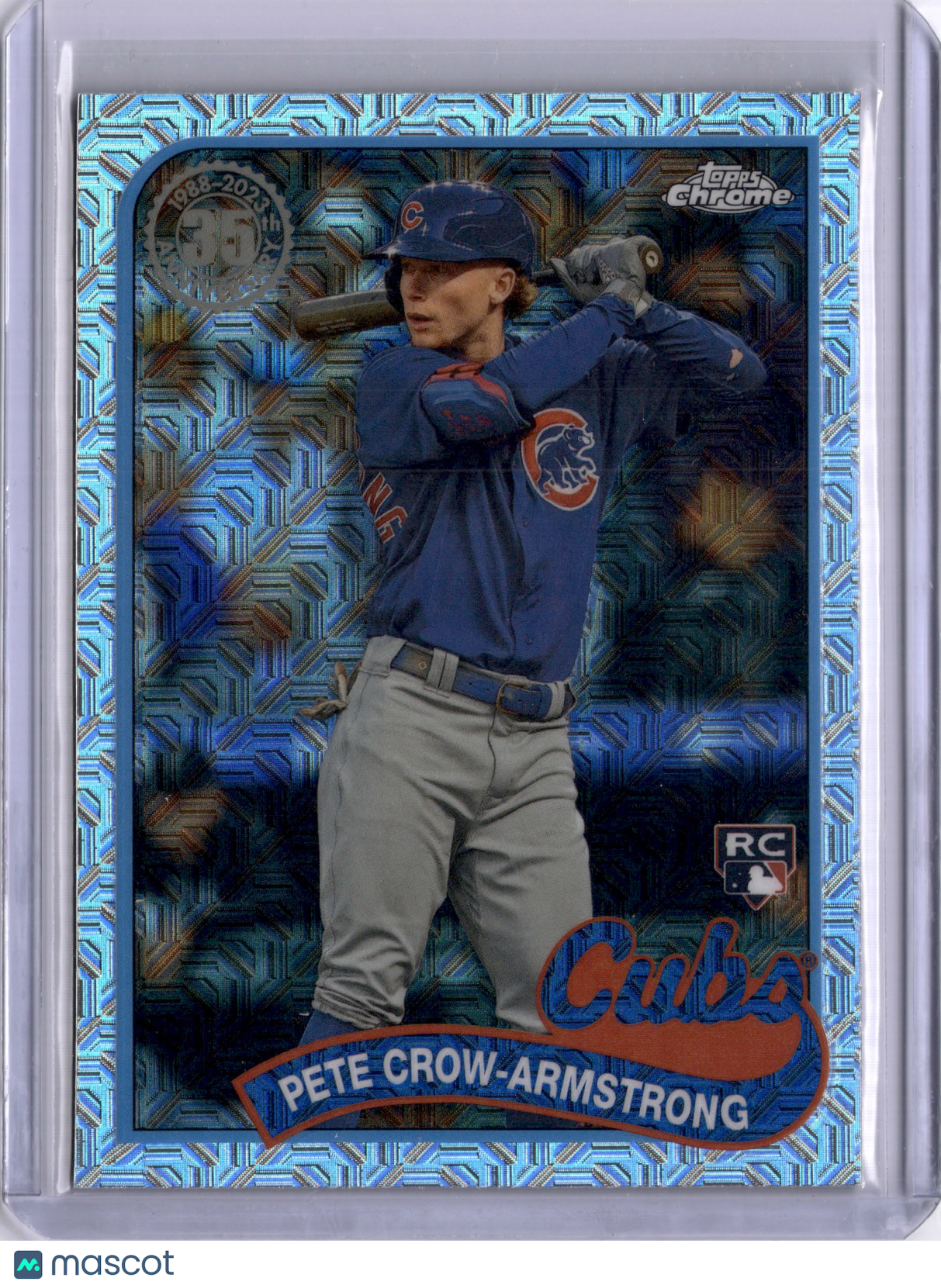 Pete Crow-Armstrong 2024 Topps Chrome 1989 35th Mojo RC Rookie Cubs