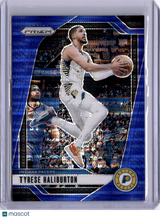 Tyrese Haliburton 2024-25 Panini Prizm Blue Pulsar /99 Pacers