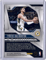 Tyrese Haliburton 2024-25 Panini Prizm Blue Pulsar /99 Pacers