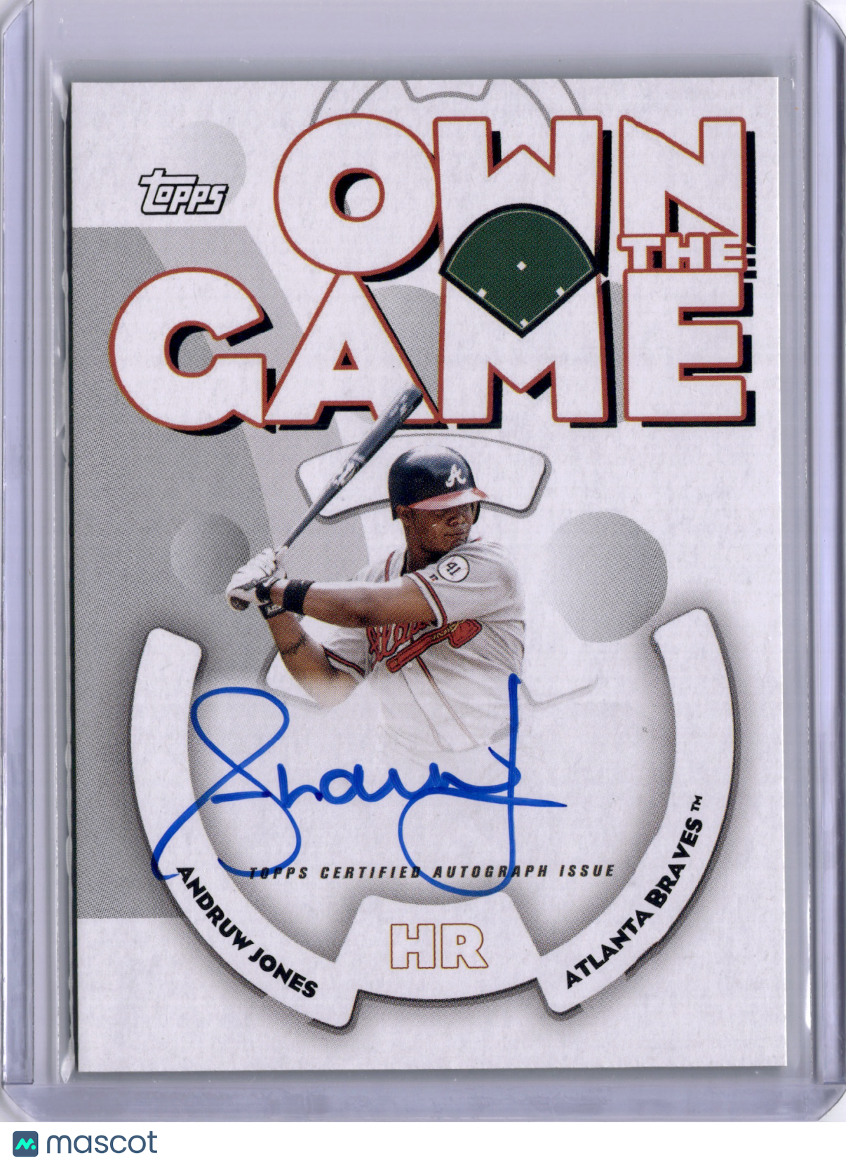 Andruw Jones 2023 Topps Own The Game Auto Braves