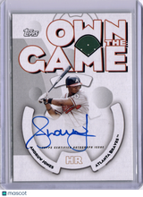 Andruw Jones 2023 Topps Own The Game Auto Braves