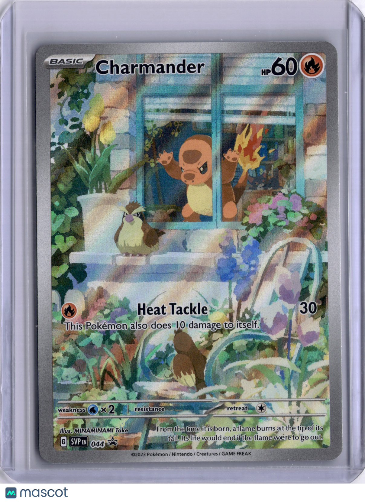 Charmander 2023 Pokemon Obsidian Flames Promo 044 Full Art