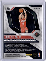 Reed Sheppard 2024-25 Panini Prizm Purple Fast Break Rookie RC /75 Rockets