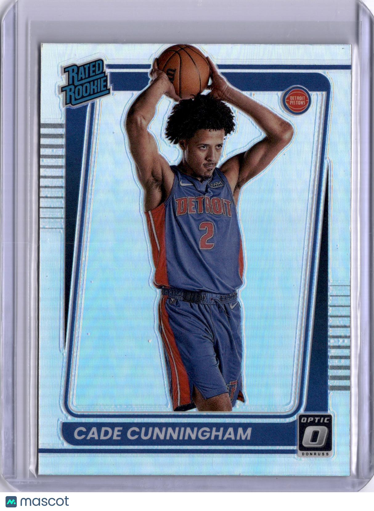 Cade Cunningham 2021-22 Panini Donruss Optic Holo Prizm Rookie RC Pistons