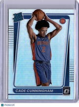 Cade Cunningham 2021-22 Panini Donruss Optic Holo Prizm Rookie RC Pistons