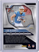 Ladd McConkey 2024 Panini Prizm Purple Pulsar Rookie RC Auto Chargers