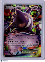 Gengar EX 2014 Phantom Forces 34/119 Full Art Pokemon TCG
